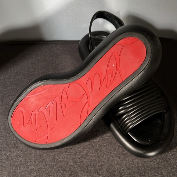 Authentic Christian Louboutin Black Sandals - Picture 5 of 6